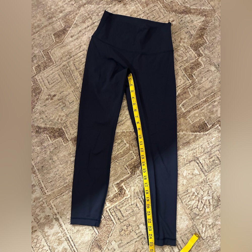 Navy Lululemon Leggings 25” inseam